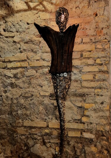 Sculpture titled "Dancer" by Mauro Mangiafico (MalloLab), Original Artwork, Metals