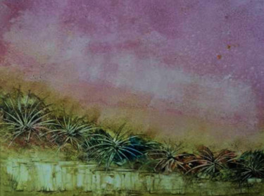 Painting titled "Serie Natureza - ce…" by Silper, Original Artwork, Acrylic