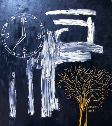 Pintura intitulada "Tempo" por Mauro Trentini, Obras de arte originais, Óleo