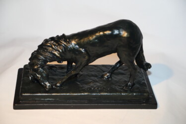 Escultura intitulada "Cavallo" por Mauro Vaccai, Obras de arte originais, Argila