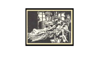 Gravures & estampes intitulée "O sonho.png" par Maurito, Œuvre d'art originale, Xylographie