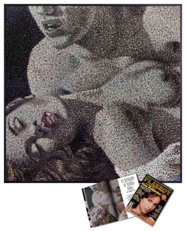 Pintura intitulada "Orgasmo" por Mauro Soares, Obras de arte originais, Óleo