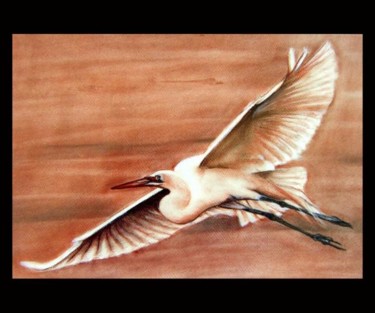 Painting titled "In volo" by Mauro Zani, Original Artwork