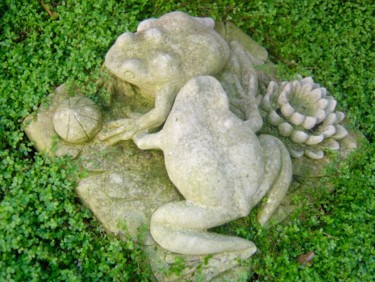 Sculpture titled "Grenouilles" by Mauvisseau-Bordin, Original Artwork