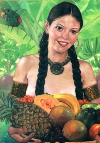 Schilderij getiteld "ENAMÓRATE DE MÉXICO" door Rene Martinez Valadez, Origineel Kunstwerk