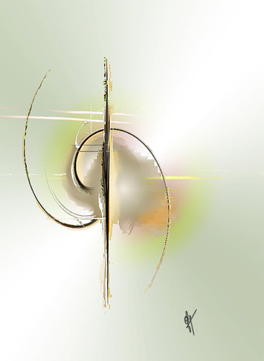 「ying-yang.jpg」というタイトルのデジタルアーツ Ricouによって, オリジナルのアートワーク, デジタル絵画