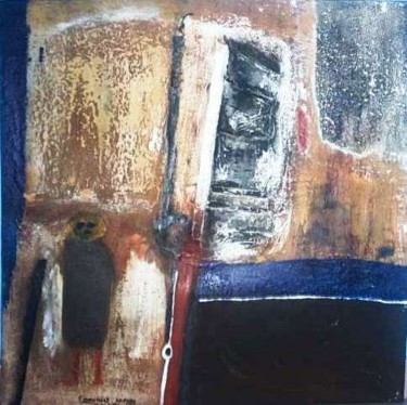 Painting titled "litige" by Manumonteano, Original Artwork