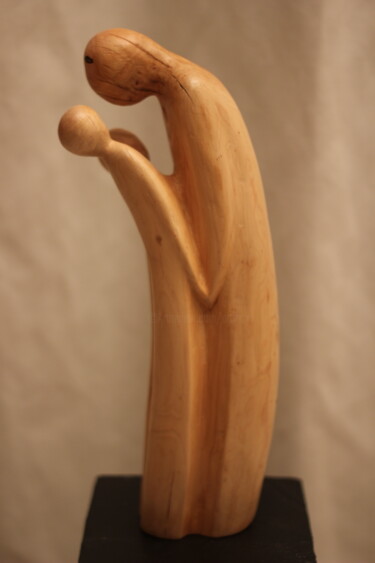 雕塑 标题为“Tendrement” 由Max Bernard, 原创艺术品, 木