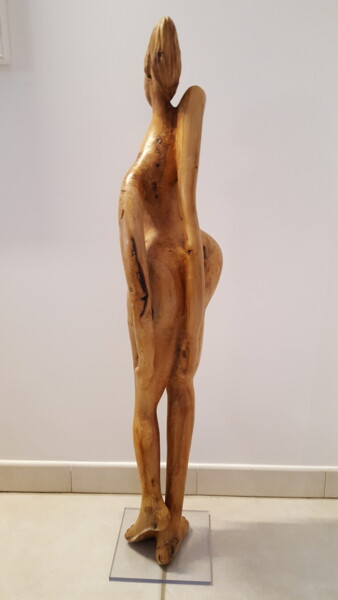 Escultura titulada "Désarticulée" por Max Bernard, Obra de arte original, Madera
