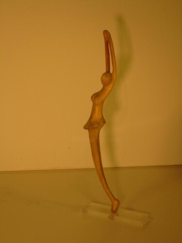 Sculpture intitulée "Danseuse" par Max Bernard, Œuvre d'art originale, Bois