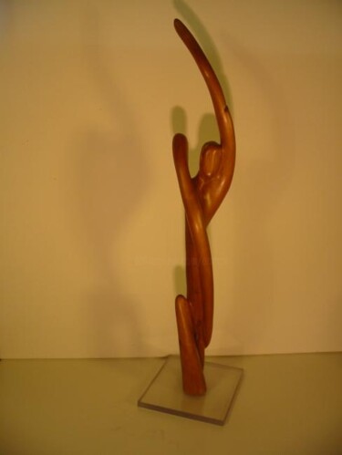 Sculpture titled "Torsade, spirale de…" by Max Bernard, Original Artwork, Wood