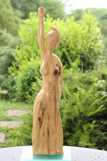 Sculpture titled "Marianne" by Max Bernard, Original Artwork, Wood