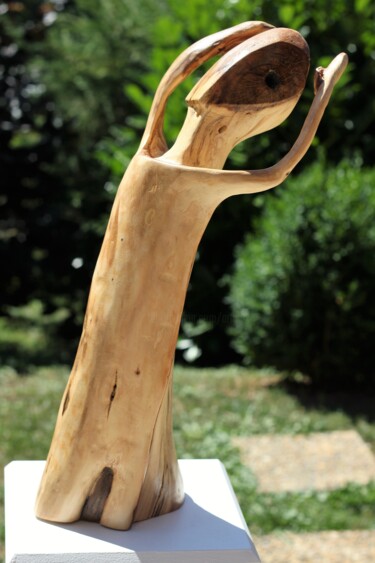 雕塑 标题为“Expressions ?” 由Max Bernard, 原创艺术品, 木