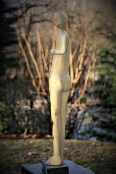 Sculpture intitulée "Suivi" par Max Bernard, Œuvre d'art originale, Bois