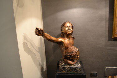 Escultura intitulada "LA CHIAMATA DEGLI A…" por Max D'Avanzo Il Nolano, Obras de arte originais, Metais