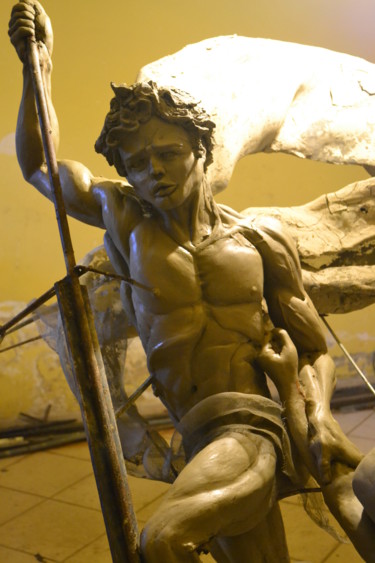 Sculpture titled "MENS SUPER OMNIA -…" by Max D'Avanzo Il Nolano, Original Artwork, Metals