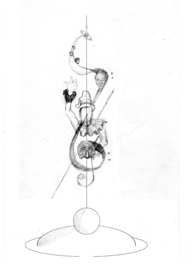 Disegno intitolato "Corpo Mente Anima S…" da Max D'Avanzo Il Nolano, Opera d'arte originale, Fotografia digitale