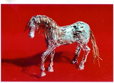 Sculpture intitulée "Cheval" par Max Dejardin, Œuvre d'art originale