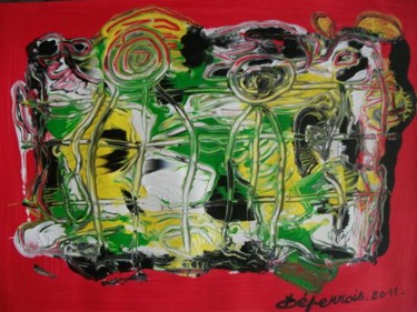 Malerei mit dem Titel "LE PRINTEMP" von Max-Denis Deperrois, Original-Kunstwerk, Öl