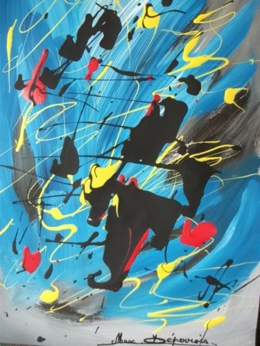 Malerei mit dem Titel "005.JPG" von Max-Denis Deperrois, Original-Kunstwerk, Öl