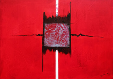Картина под названием "VM #09" - Max Fülöp, Подлинное произведение искусства, Акрил Установлен на Деревянная рама для носилок