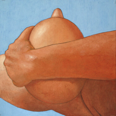 Картина под названием "Yoga" - Max Leonhard, Подлинное произведение искусства, Пигменты