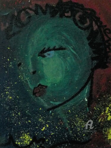 Painting titled "Madonne" by Thomas Fremolle, Original Artwork