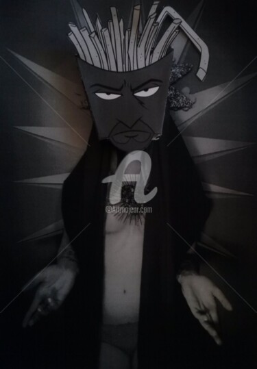 Arte digitale intitolato "American god ?" da Maxime Faivre, Opera d'arte originale, Collages