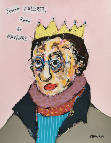 Peinture intitulée "Jeanne d'Albret, re…" par Maxime Frairot, Œuvre d'art originale, Acrylique