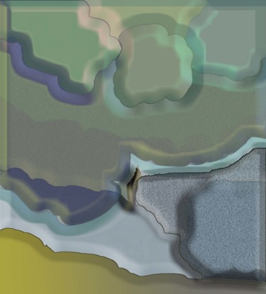 Arts numériques intitulée "nuage01original.jpg" par Maxime Gourgues, Œuvre d'art originale