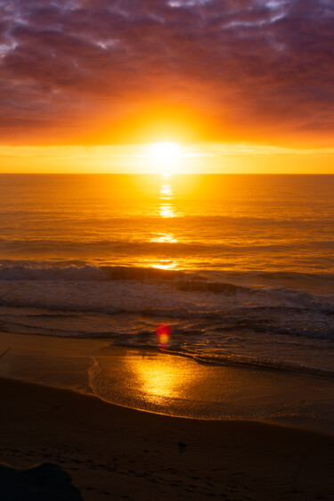 Photography titled "West Coast Sunset" by Maxime Guengant, Original Artwork, Digital Photography
