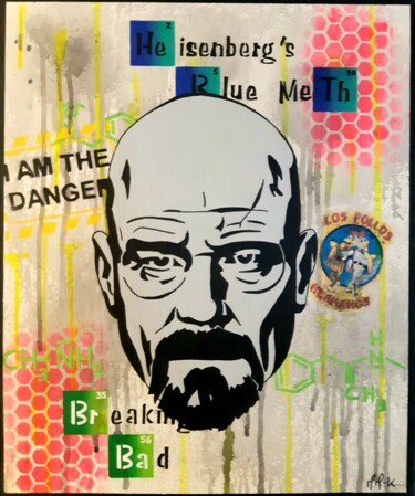 Painting titled "Breaking Bad" by Maxime Mourer-Klein, Original Artwork, Acrylic Mounted on Wood Stretcher frame