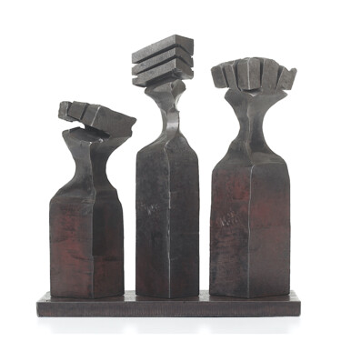 Skulptur mit dem Titel "N°355" von Maxime Plancque, Original-Kunstwerk, Metalle