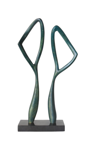 Sculpture titled "OSMOSE" by Damax, Original Artwork, Bronze