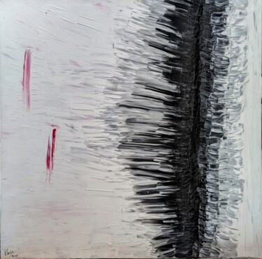 Pittura intitolato "fence" da Maxime Haja, Opera d'arte originale, Acrilico