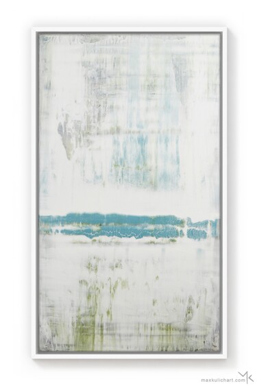 Azure Passion Painting titled "Azure Passion" by Max Kulich, Original Art, Acrylic