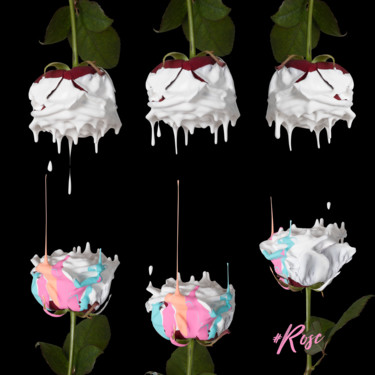 Digital Arts titled "Black Roses" by Maxl, Original Artwork