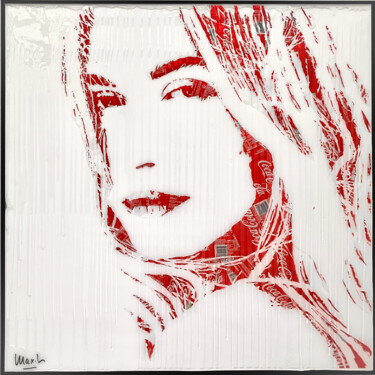 Painting titled "Hailey" by Maxl, Original Artwork, Acrylic Mounted on Aluminium