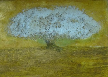 Painting titled "Arbre (2)" by Maxime Mucret, Original Artwork, Oil