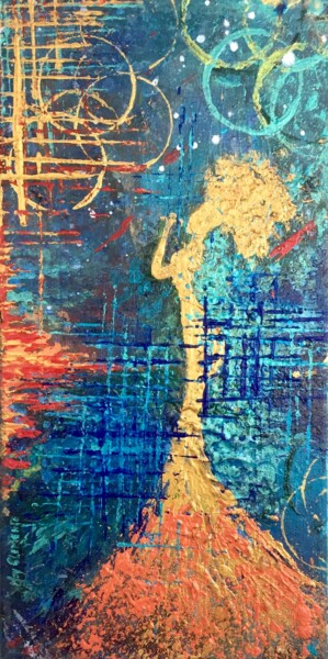 Painting titled "Mélodie créole" by May Clemente, Original Artwork, Acrylic