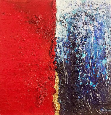 Peinture intitulée "Cold lava" par May Clemente, Œuvre d'art originale, Acrylique