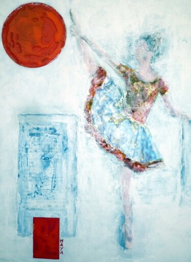 Peinture intitulée "danseuse d'asie" par Maya Arti, Œuvre d'art originale