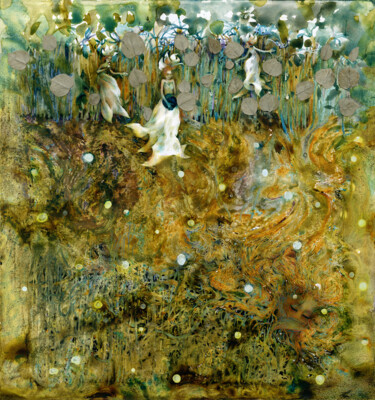 Pittura intitolato "The time to harvest" da Maya Prakapovich, Opera d'arte originale, Acquarello Montato su Cartone