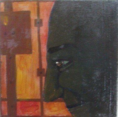 Painting titled "The dude" by Maya Ratovondrahona, Original Artwork, Oil