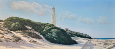 Painting titled "Faro de Trafalgar e…" by Maymonis, Original Artwork