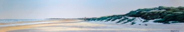 Pintura titulada "Paisaje de la playa…" por Maymonis, Obra de arte original