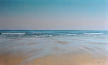 Картина под названием "Bajamar en playa de…" - Maymonis, Подлинное произведение искусства