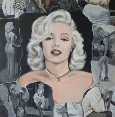Malerei mit dem Titel "Marilyn Monroe Coll…" von Mayya Batulina, Original-Kunstwerk, Acryl
