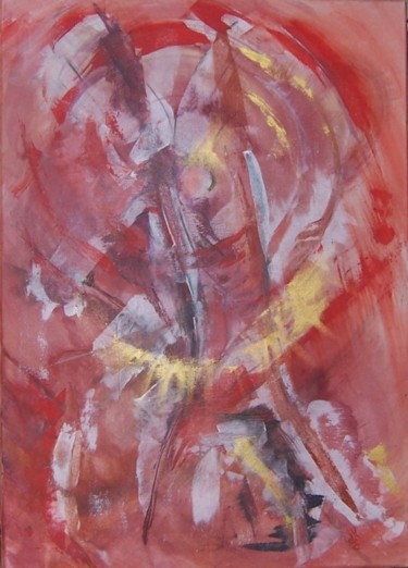 Pittura intitolato "protection" da Fabienne Mazarico, Opera d'arte originale, Olio