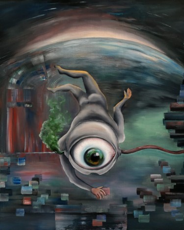 Картина под названием ""Нечто"" - Igor Mazaletskiy, Подлинное произведение искусства, Масло